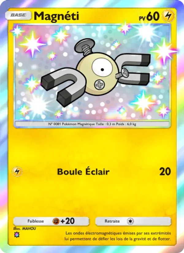 Magnemite card in French