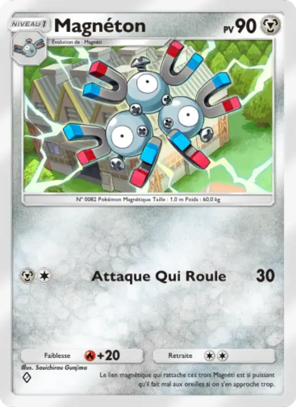 Magneton card in French
