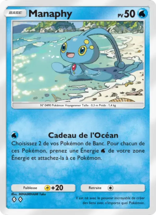 Manaphy card in French