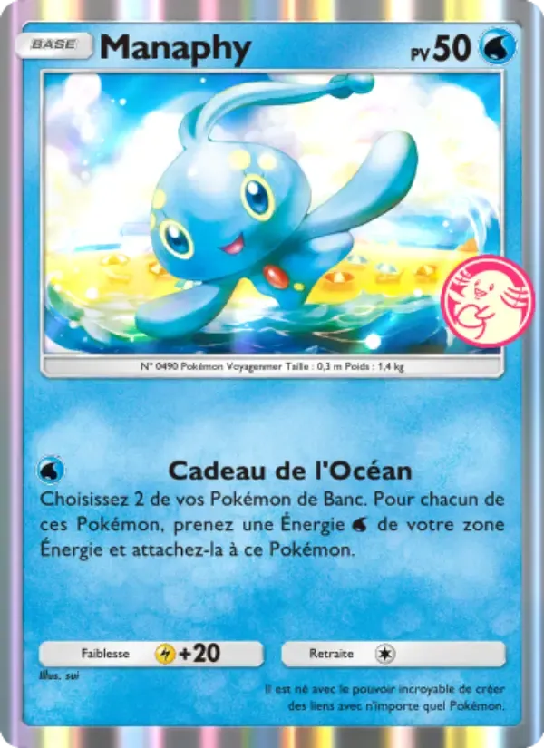 Manaphy card in French