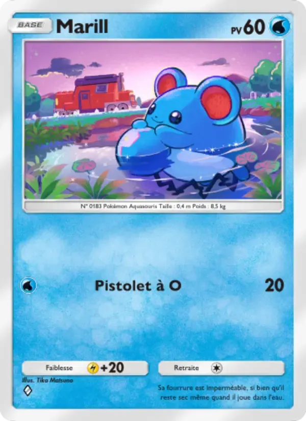 Marill card in French