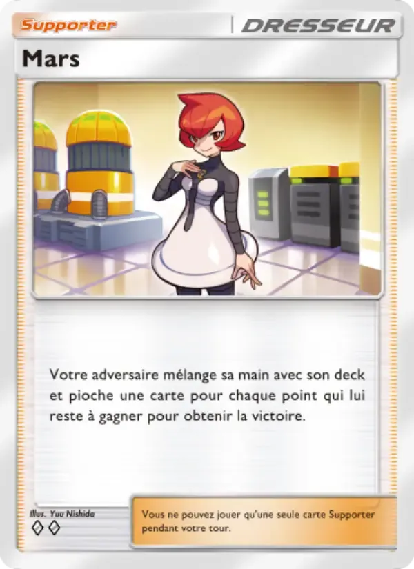 Mars card in French