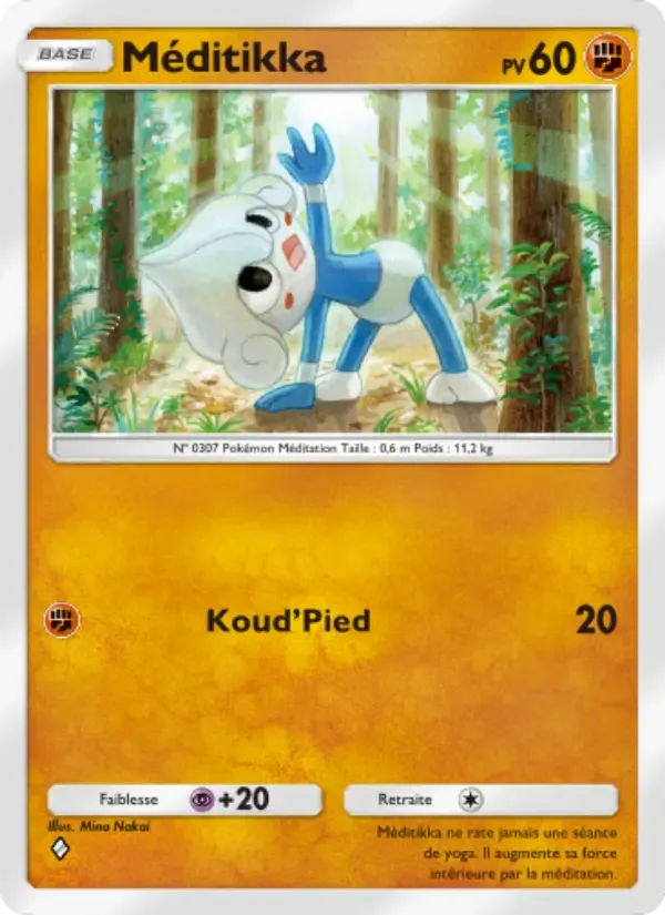 Meditite card in French