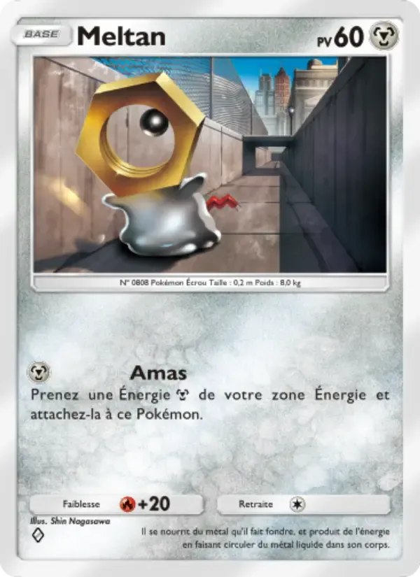 Meltan card in French