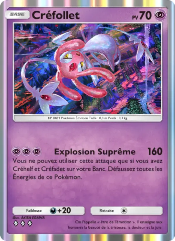 Mesprit card in French