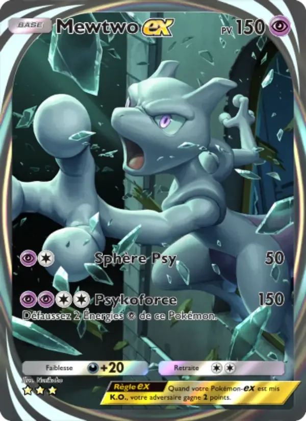 Mewtwo ex (A1-282) — Pokémon TCG Pocket Card | PocketCards.net