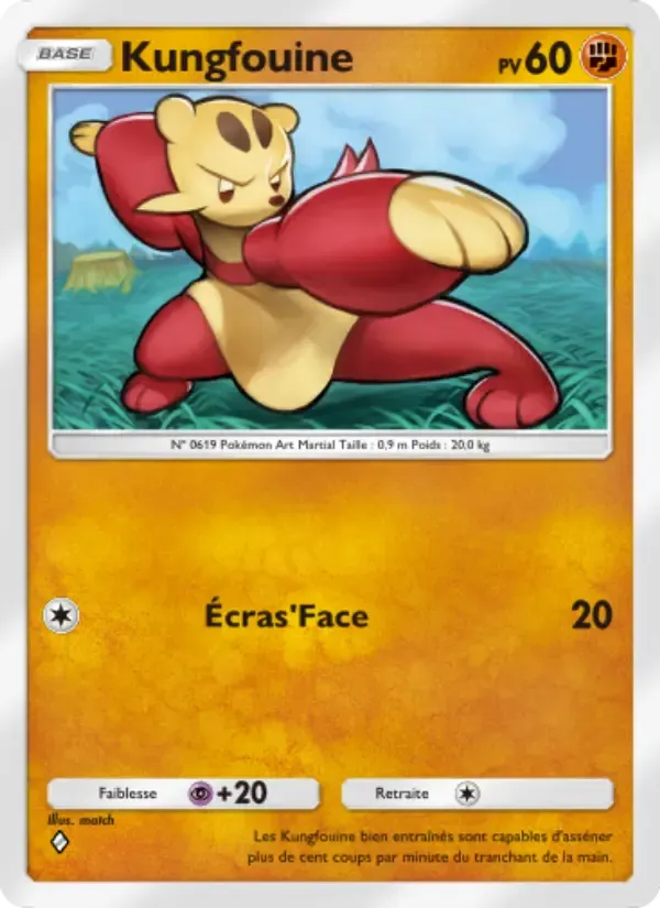 Mienfoo card in French