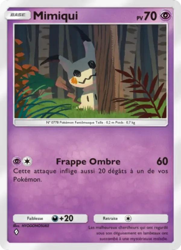 Mimikyu card in French