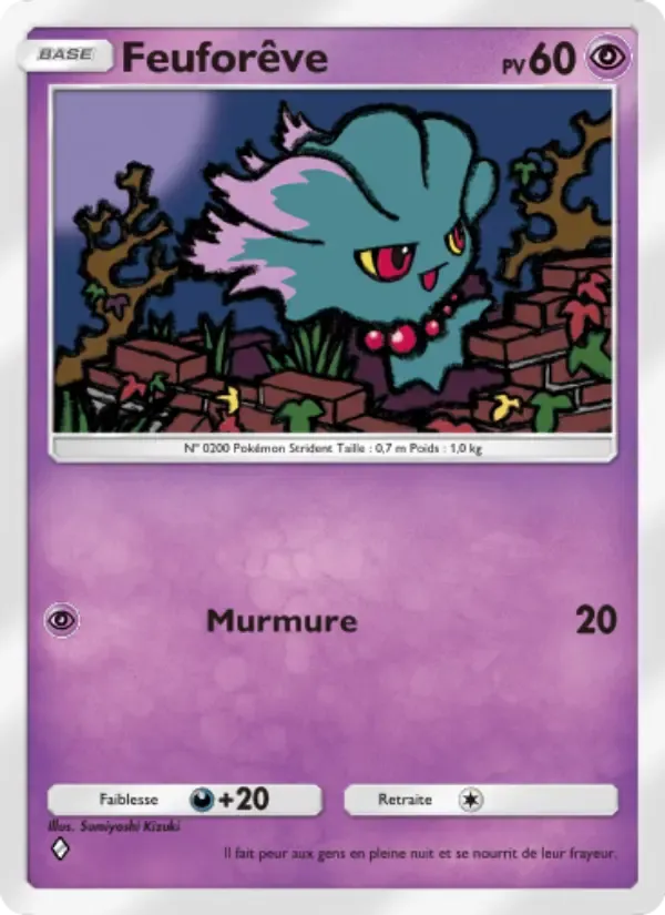 Misdreavus card in French