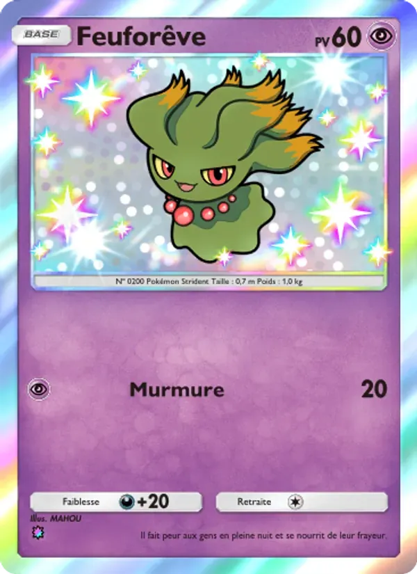 Misdreavus card in French