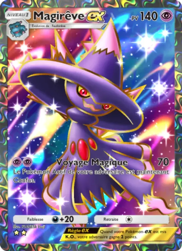 Mismagius ex card in French