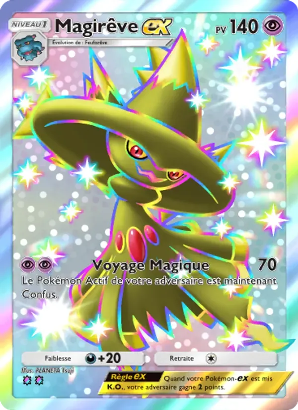 Mismagius ex card in French