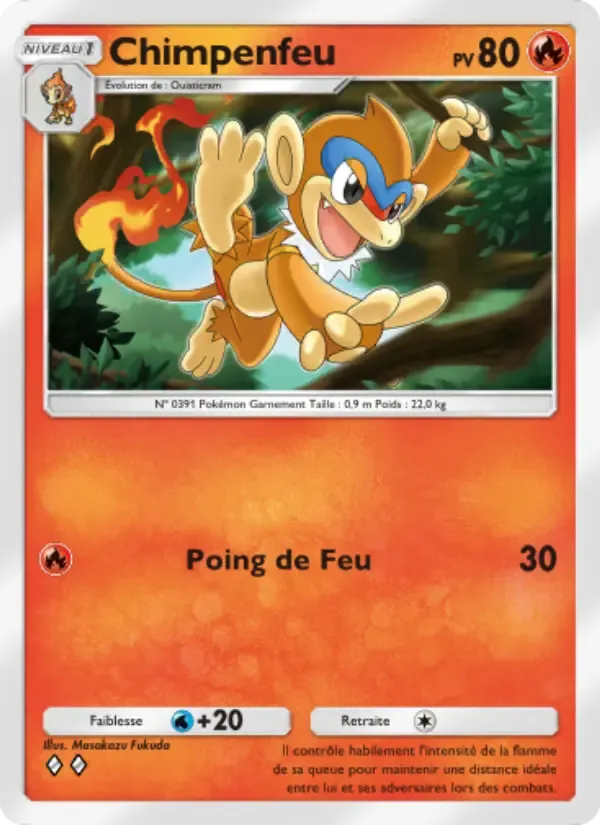 Monferno card in French