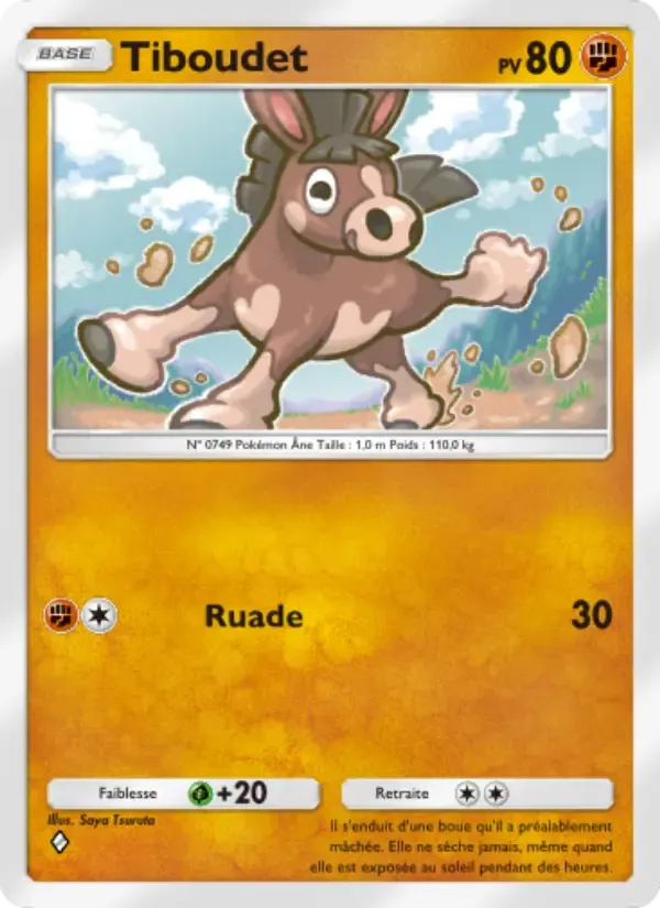 Mudbray card in French