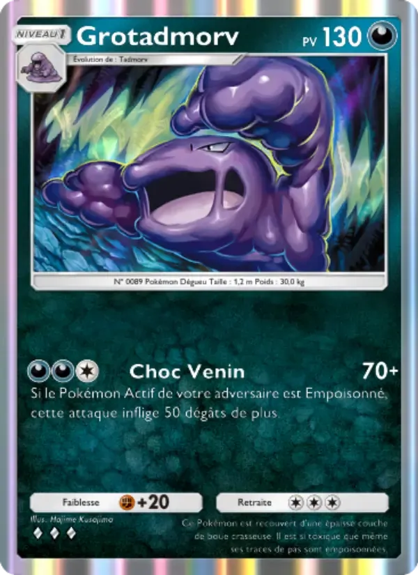 Muk card in French