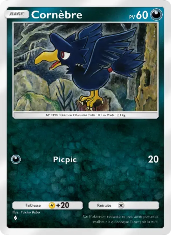 Murkrow card in French