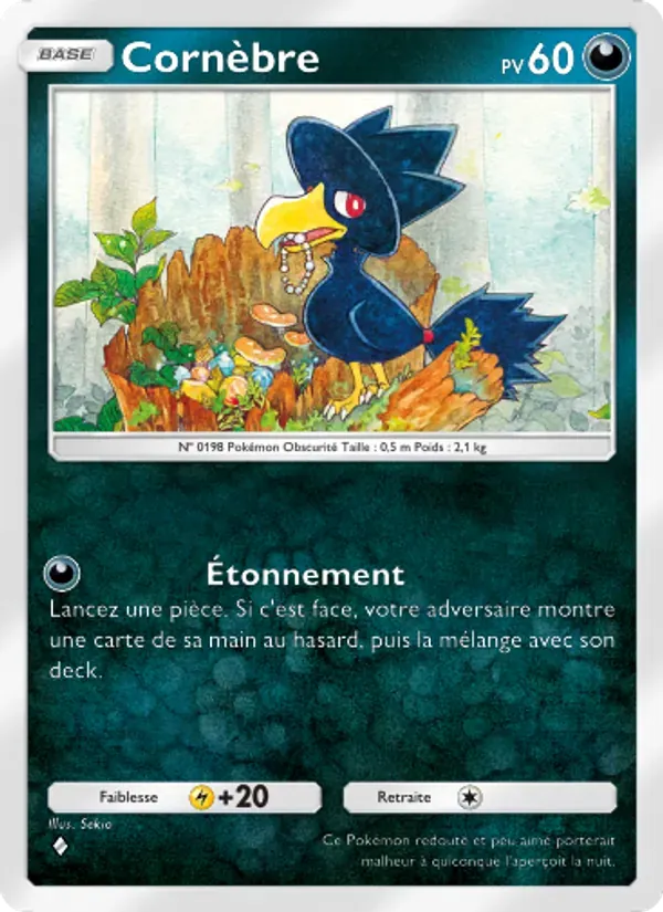 Murkrow card in French