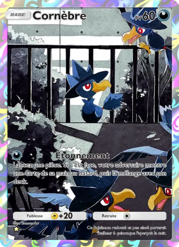 Murkrow card in French