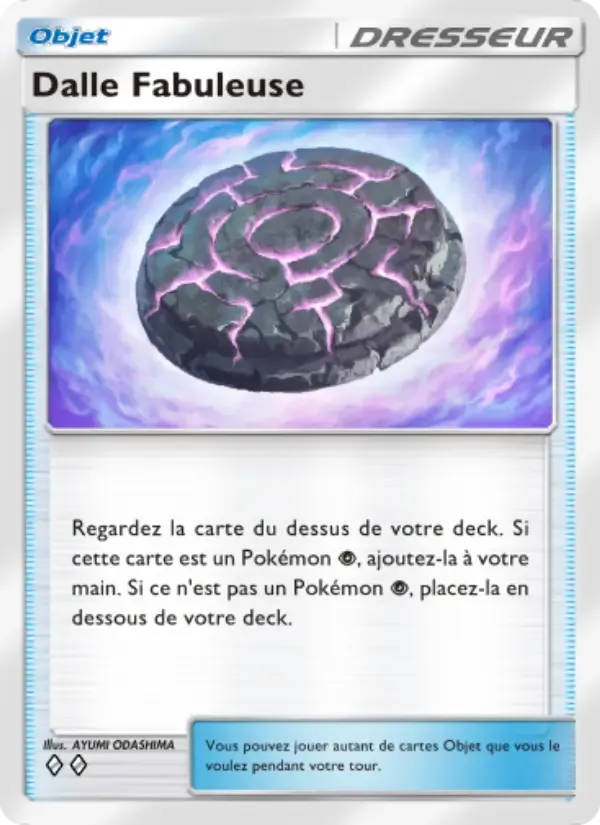 Mythical Slab card in French