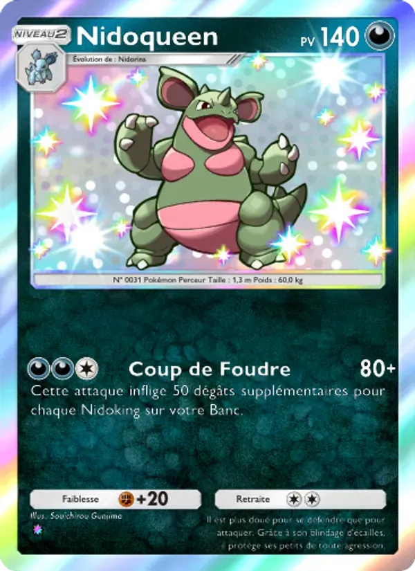 Nidoqueen card in French