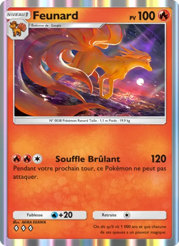Ninetales card in French