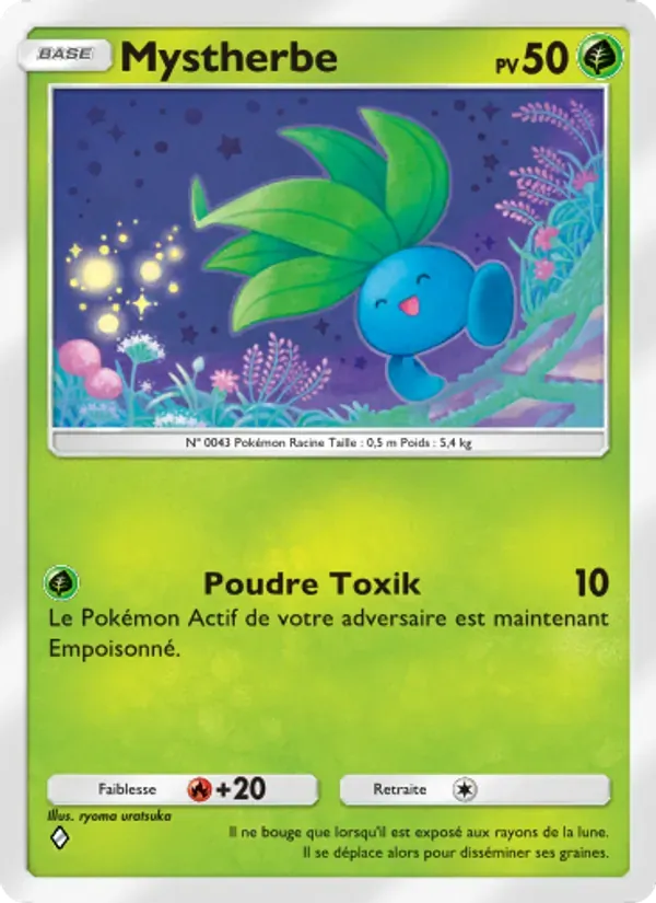 Oddish card in French