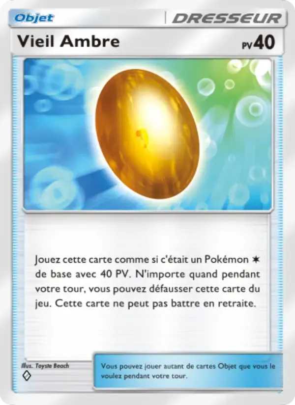 Old Amber card in French