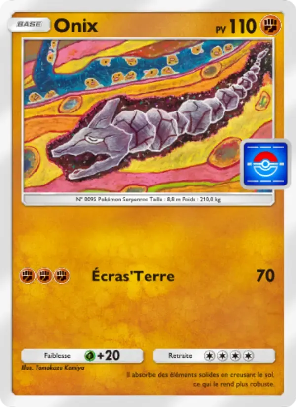 Onix card in French