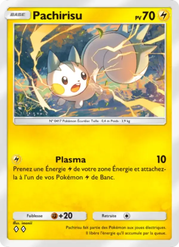 Pachirisu card in French