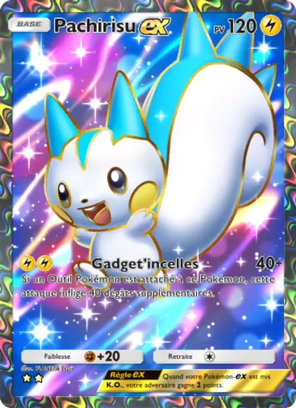 Pachirisu ex card in French