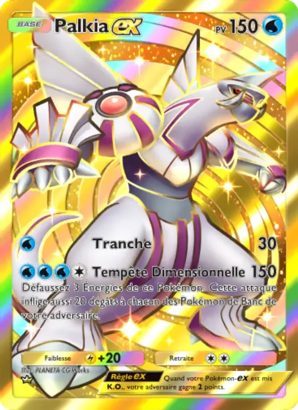 Palkia ex card in French