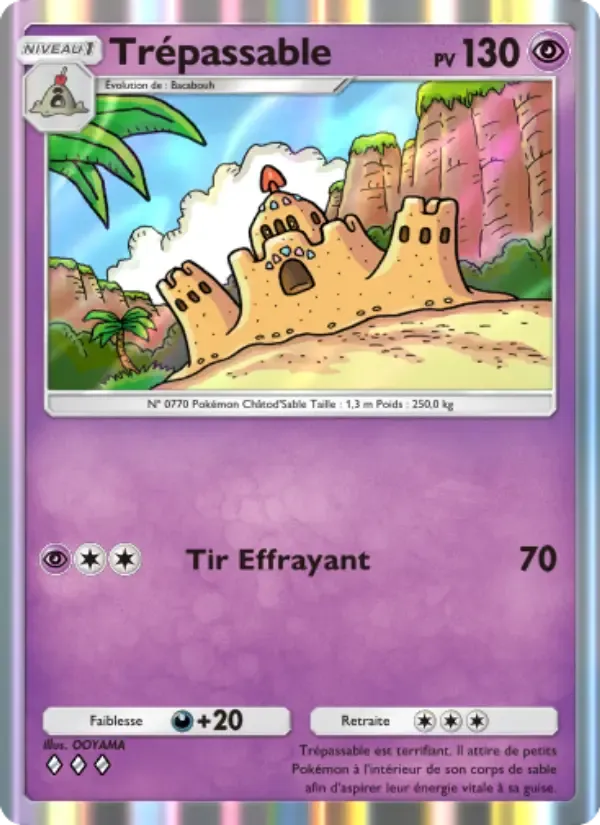 Palossand card in French