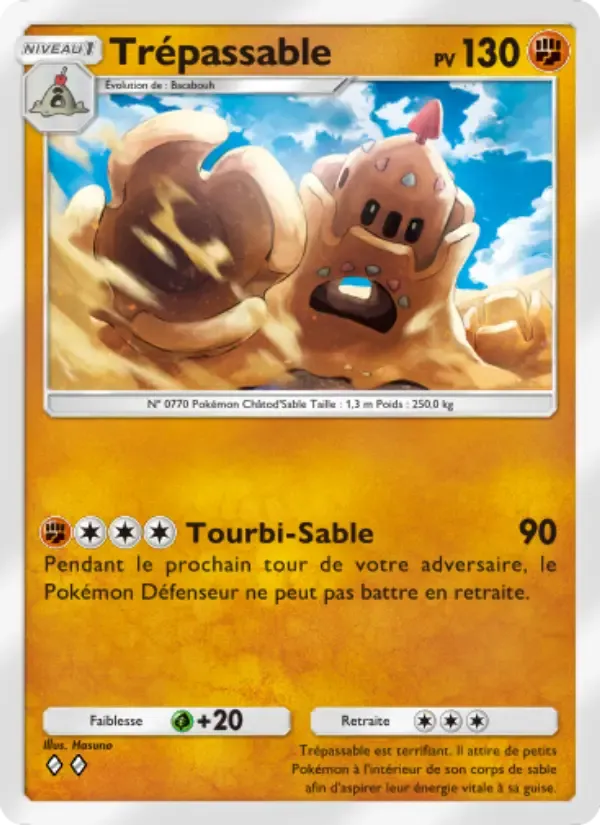 Palossand card in French