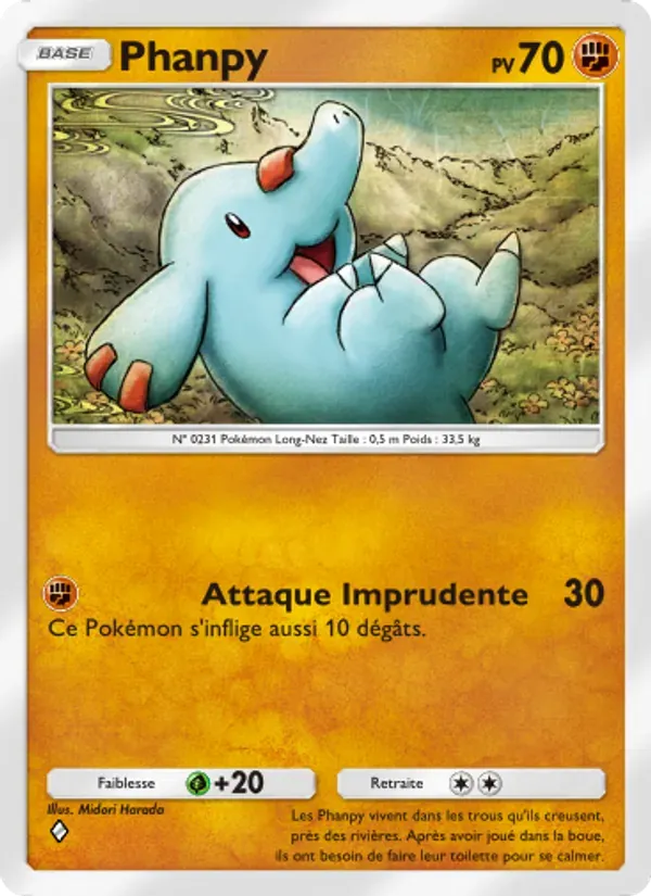 Phanpy card in French