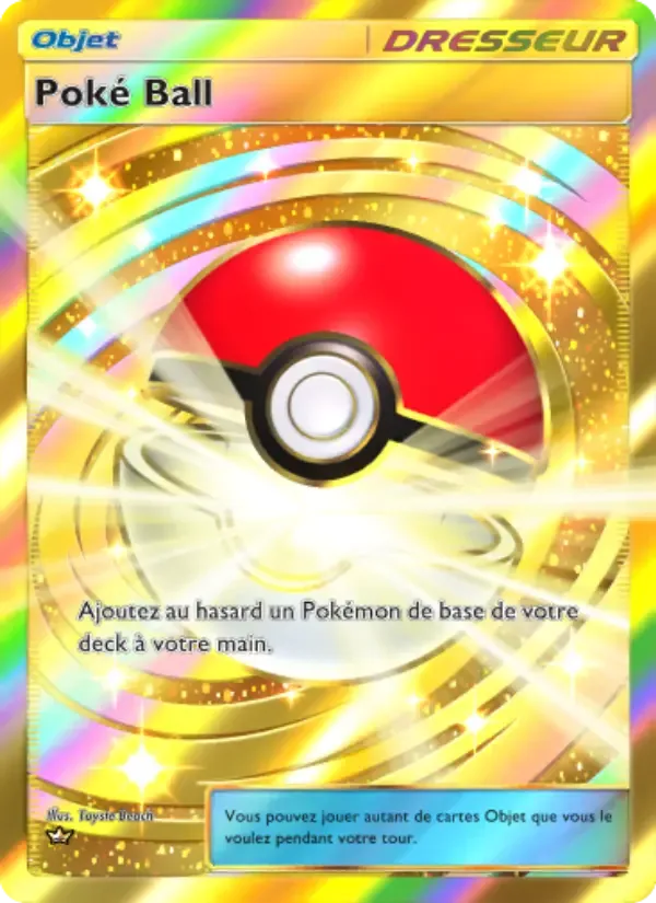 Poké Ball card in French