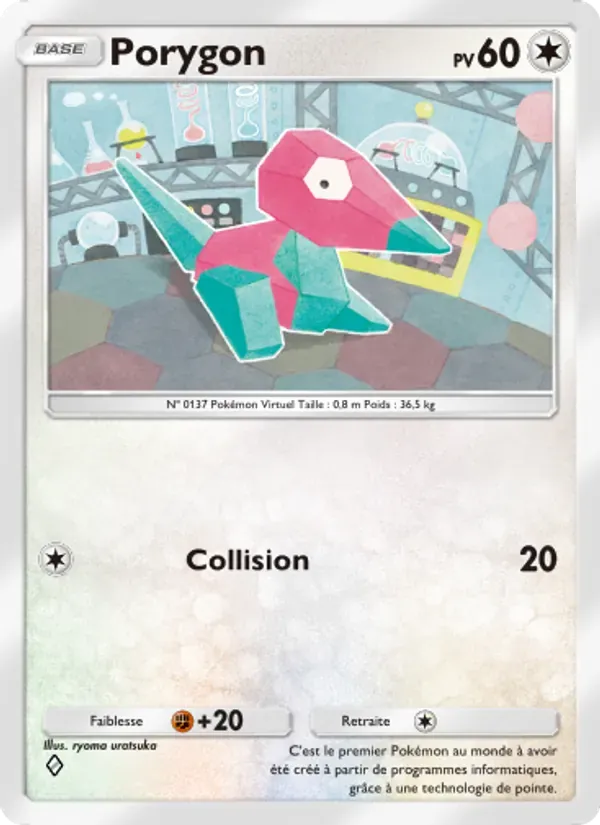 Porygon card in French
