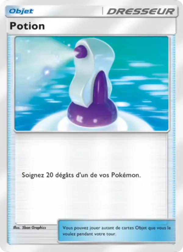 Potion card in French
