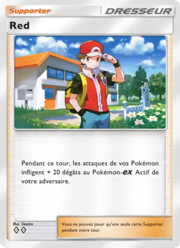 Red card in French