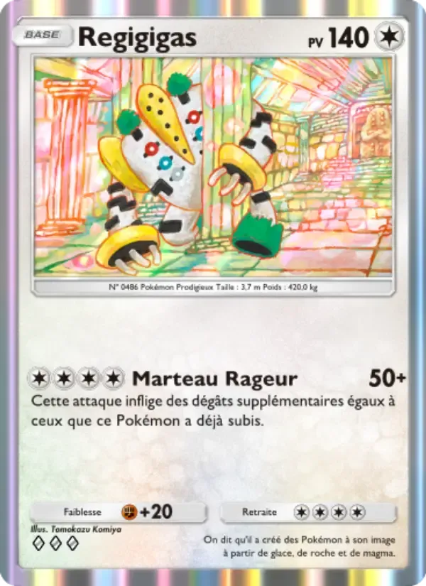 Regigigas card in French