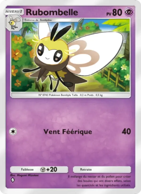 Ribombee card in French