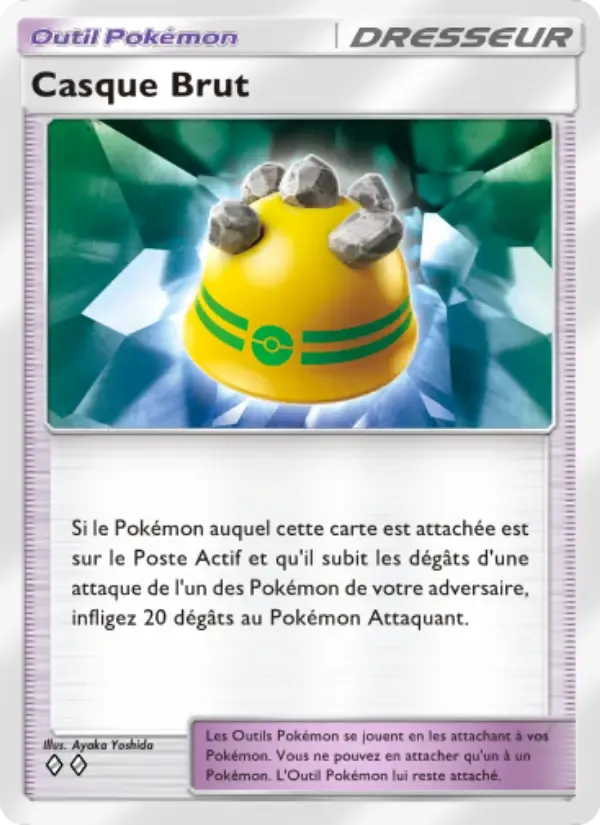 Rocky Helmet card in French