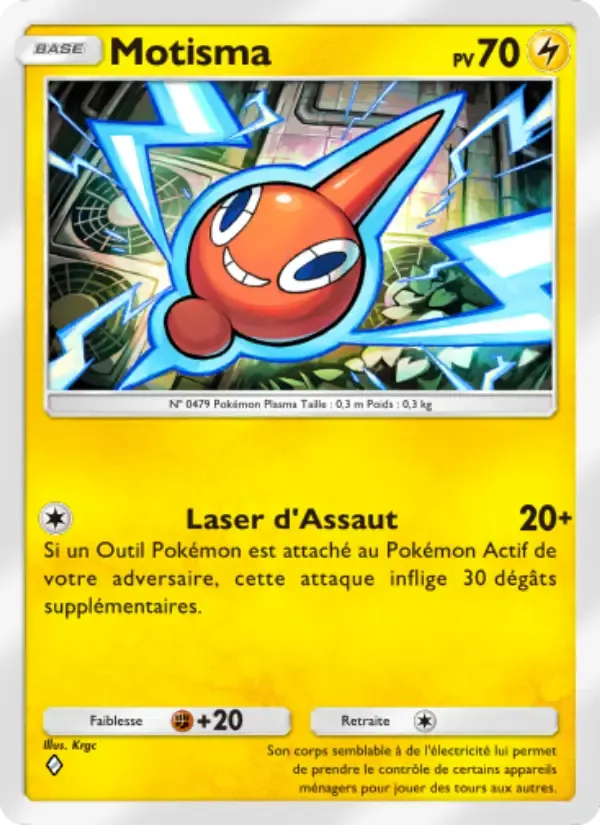 Rotom card in French