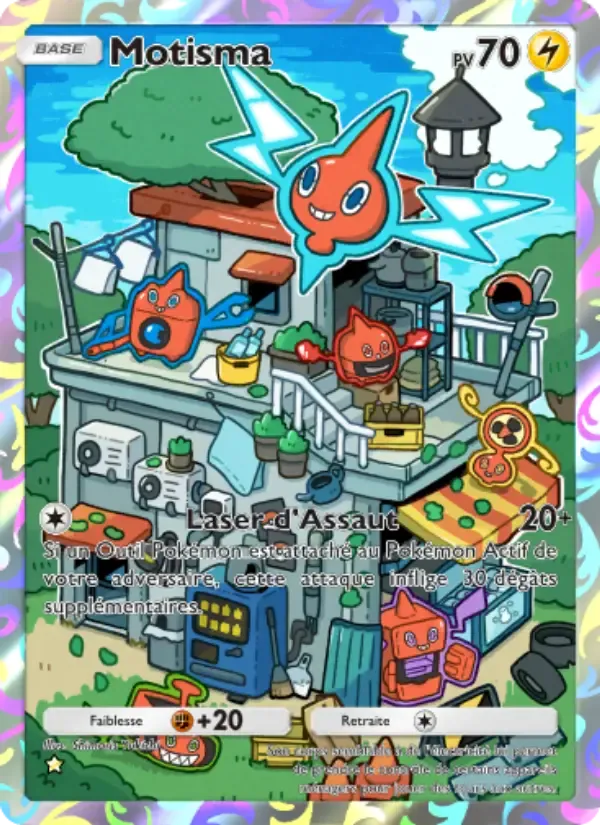 Rotom card in French