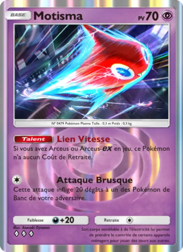 Rotom card in French