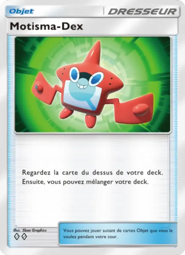 Rotom Dex card in French