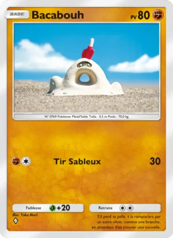 Sandygast card in French