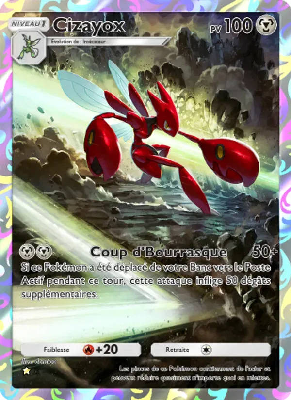 Scizor card in French