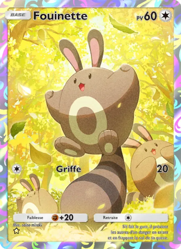 Sentret card in French