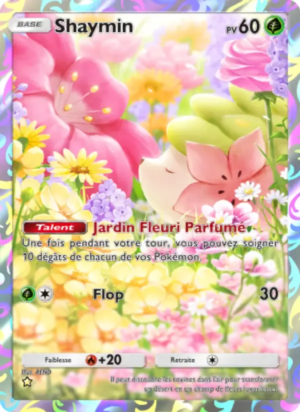 Shaymin card in French