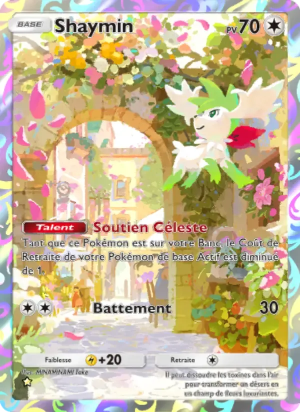 Shaymin card in French